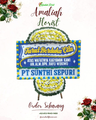 Papan Bunga Duka di Tanjung Aman